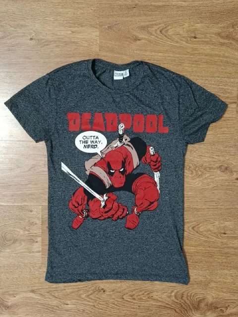 MARVEL × DEADPOOL Tee Футболка серая меланж