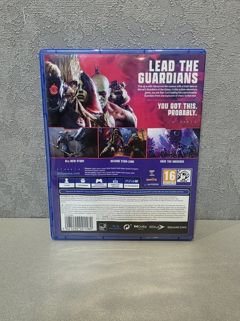 Marvel Guardians of the Galaxy Guardian RUS Магазин Ps 4 5 Ps4 Ps5 Диск Обмін Гра Диски Ігри Sony Playstation — фото 3