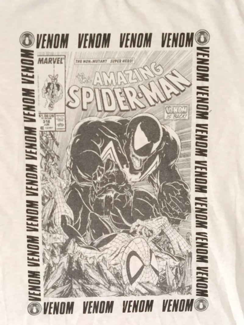 🕷️ MARVEL: SPIDER-MAN vs VENOM (Vintage Comic Print) — фото 2