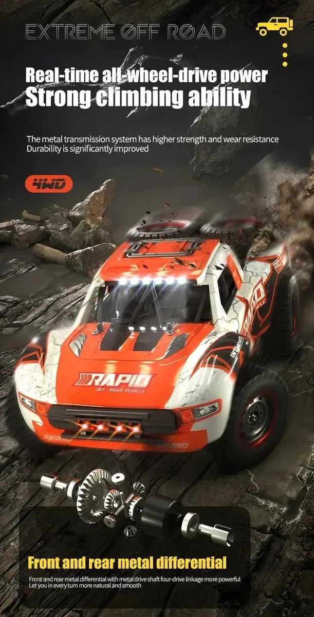 Машинка на пульті керування JJRC Q130 PRO до 70км/г — фото 7