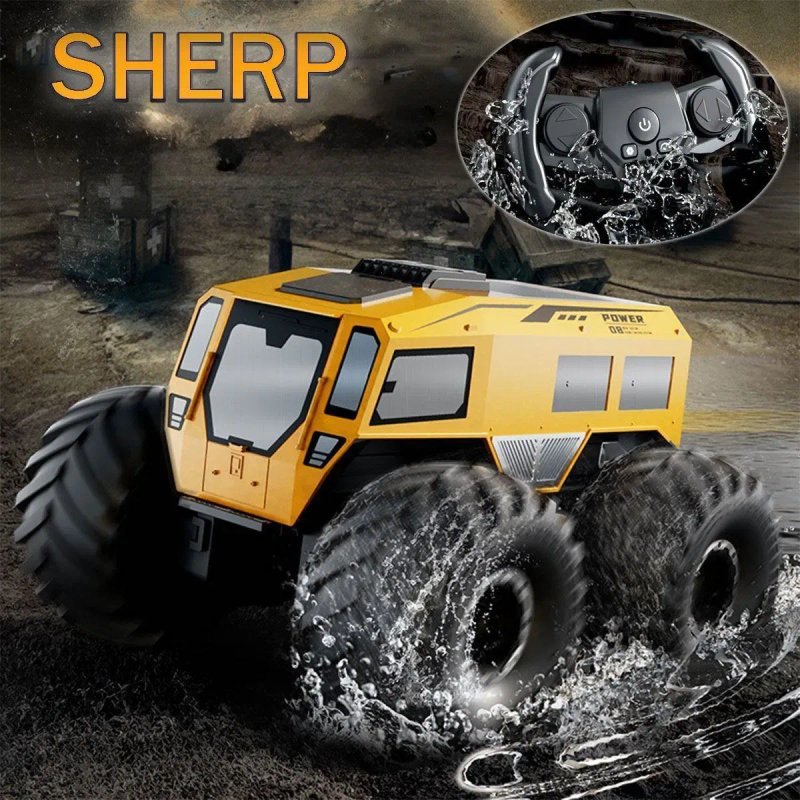 Машинка на пульті управління JJRC SHERP Q210 всюдихід амфібія 4х4 — фото 2