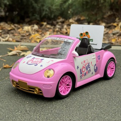 Машинка на радіокеруванні "Princess Car" рожева | кабріолет на пульті