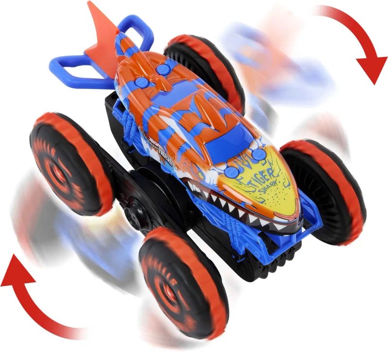 Машинка-позашляховик на радіокеруванні Hot Wheels Тигрова акула 1:15 — фото 4
