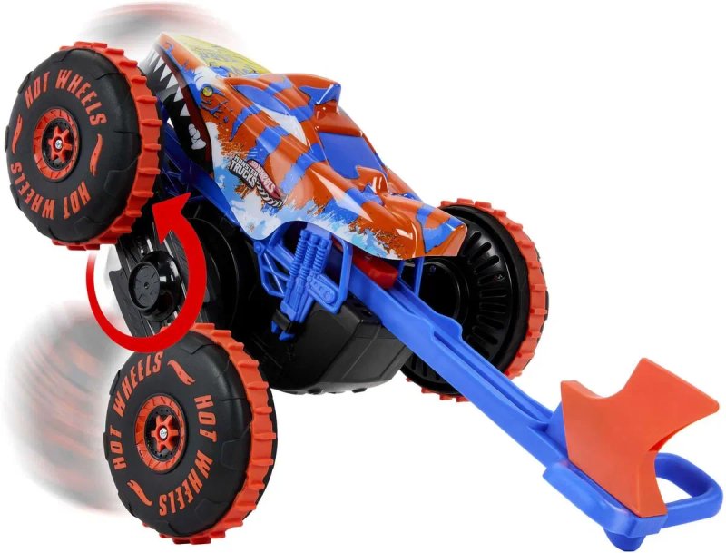 Машинка-позашляховик на радіокеруванні Hot Wheels Тигрова акула 1:15 — фото 5