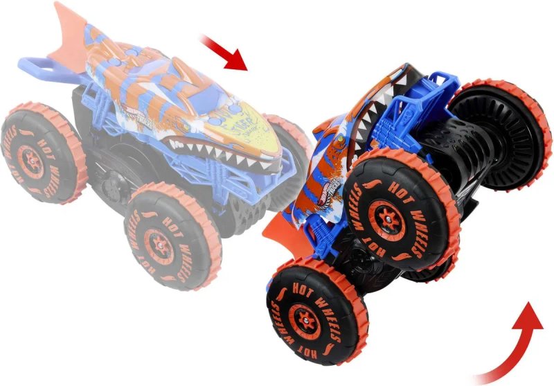 Машинка-позашляховик на радіокеруванні Hot Wheels Тигрова акула 1:15 — фото 6