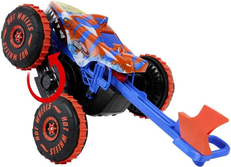 Машинка-позашляховик на радіокеруванні Hot Wheels Тигрова акула 1:15 — фото 7