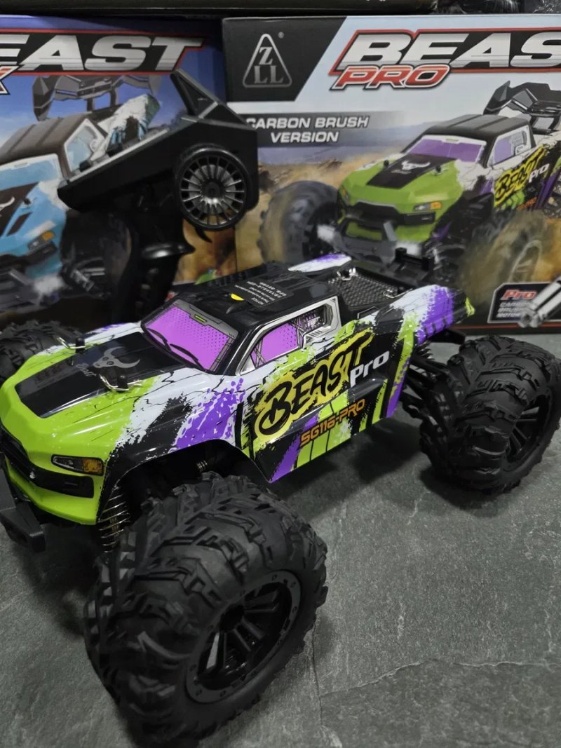 Машинка SG116 PRO на радіокеруванні радіокерований автомобіль 1:16 4WD Автомобіль 50 км/год Дрифт Автомобіль 4×4 — фото 2