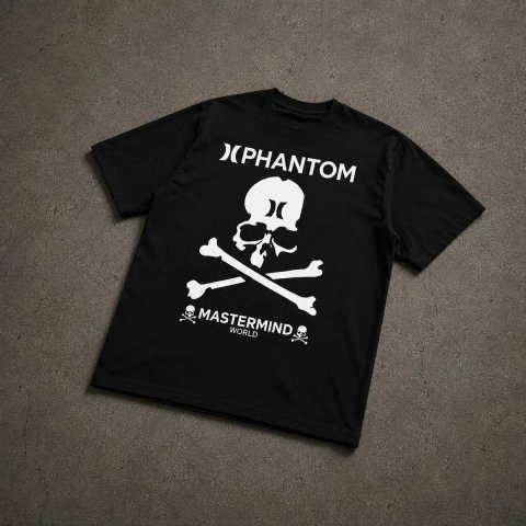 MASTERMIND x PHENOMENON HURLEY × MASTERMIND WORLDAW2011 two colors t shirt archive japan slim fit футболка мастермайнд архив япония