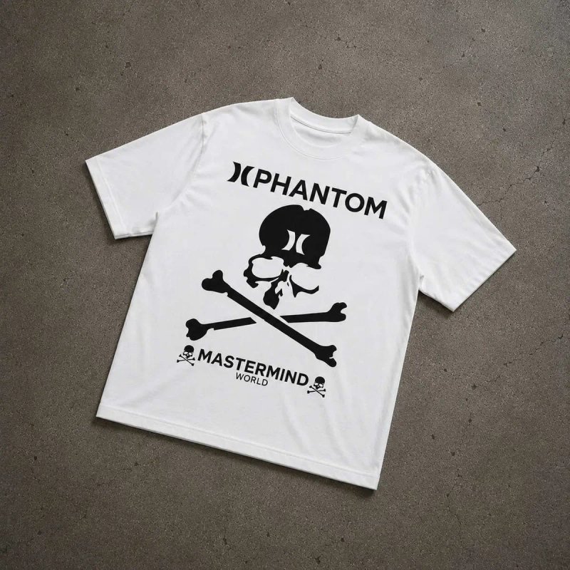 MASTERMIND x PHENOMENON HURLEY × MASTERMIND WORLDAW2011 two colors t shirt archive japan slim fit футболка мастермайнд архив япония — фото 2