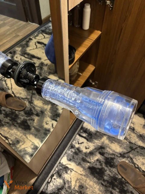 Мастурбатор Fleshlight Turbo Thrust Blue Ice з кріпленням