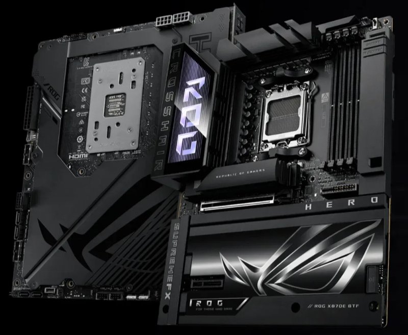 Материнська плата ASUS ROG CROSSHAIR X870E Hero BTF AM5 amd ryzen Нова apex aorus — фото 8