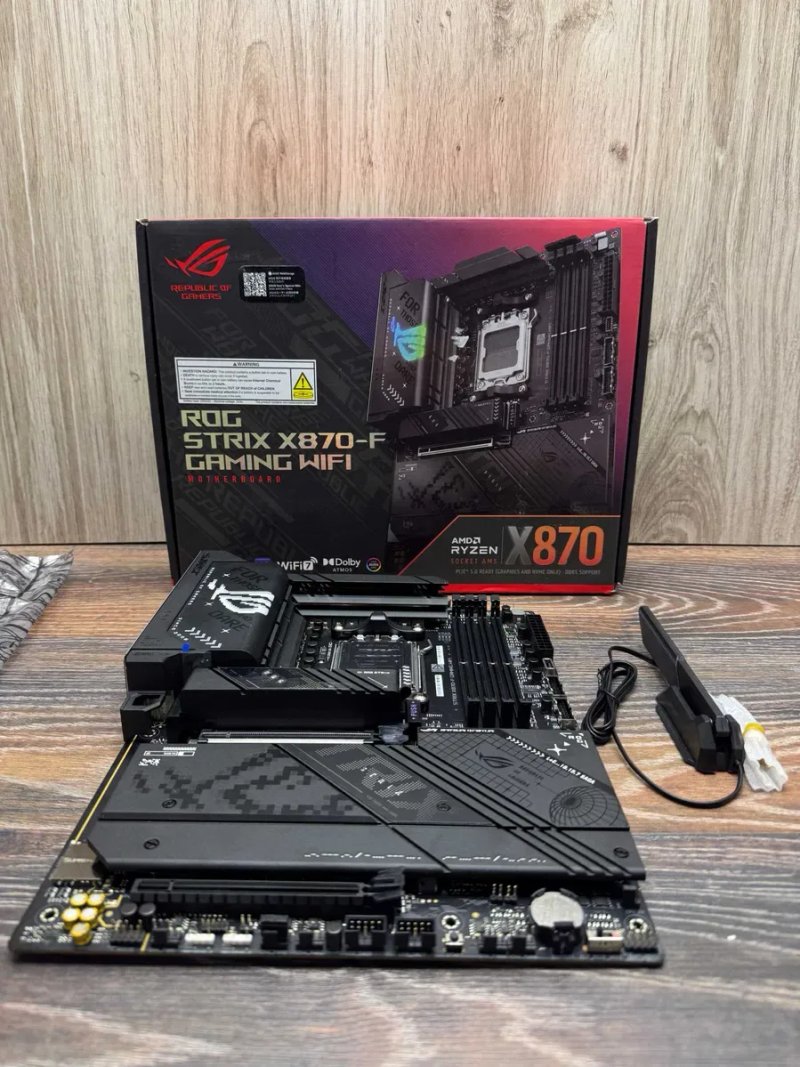 Материнська плата ASUS ROG STRIX X870-F GAMING WIFI AM5|DDR5 Вітринний варіант — фото 2