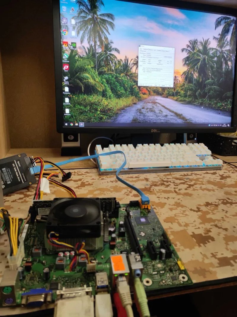 Материнська плата Fujitsu S1150 (d3230-a1) + процесор Pentium — фото 3