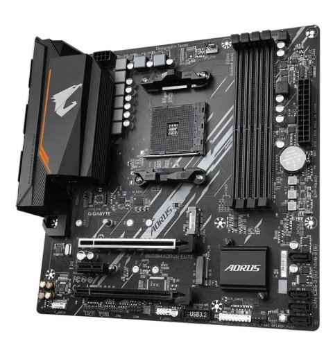 Материнська плата Gigabyte B550M AORUS ELITE (sAM4, AMD B550)