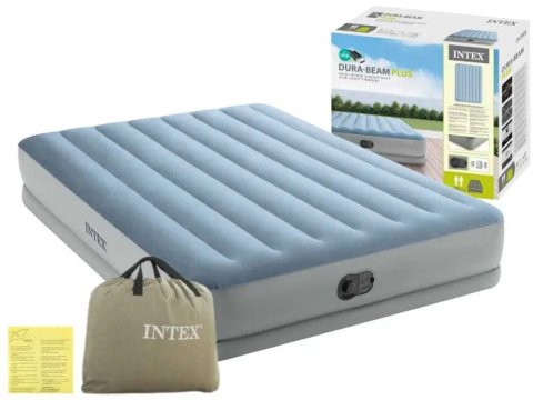 Матрас надувной INTEX 64159 двухместный с насосом USB 203х152х36 см
