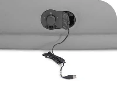 Матрас надувной одноместный INTEX 64157 с USB насосом 191х99х36см — фото 7