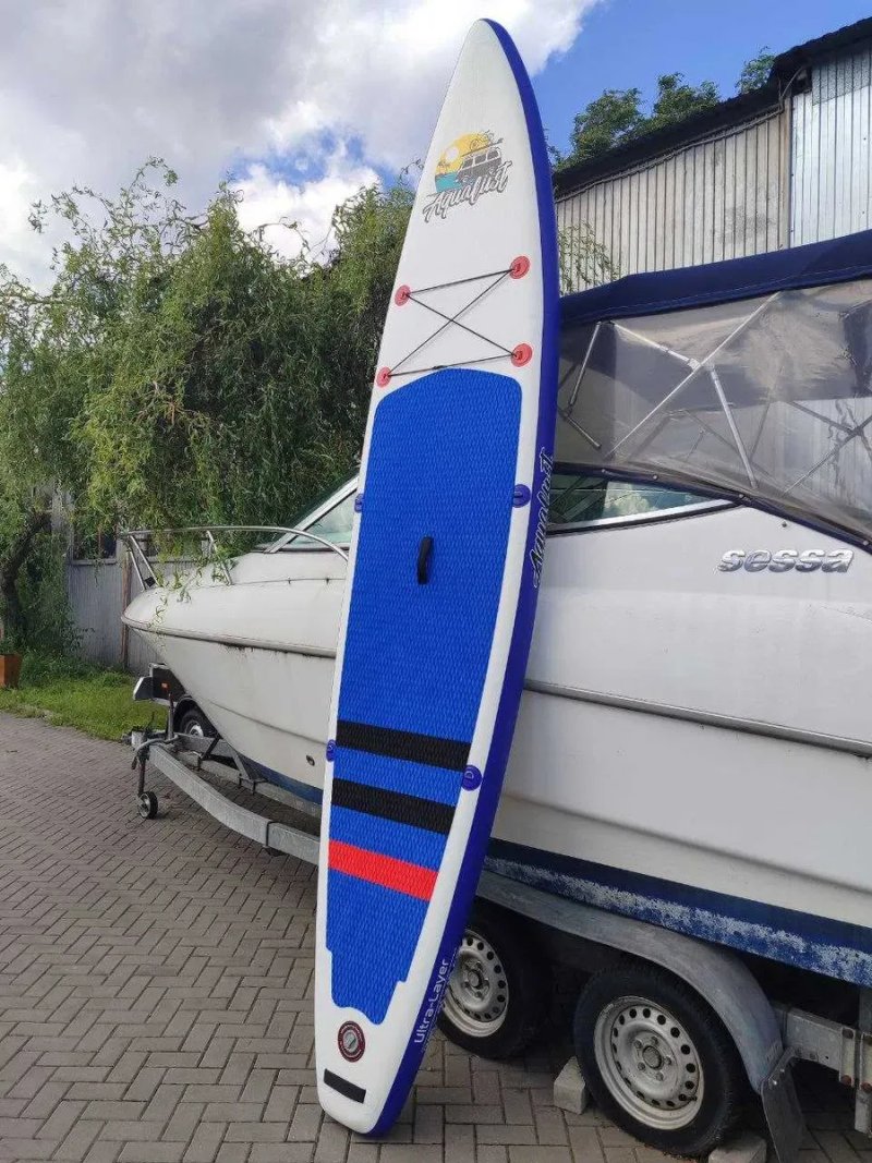 MAX Туринг 12.6 381 см. САП AquaLust доска SUP дошка НОВАЯ 2 СЛОЯ борд — фото 4