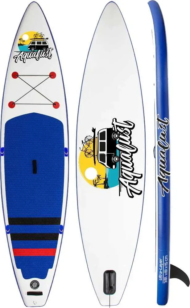 MAX Туринг 12.6 САП AquaLust доска SUP дошка НОВАЯ 2 СЛОЯ 381 см. борд SUP дошка 2 шари слоя доска надувна Stand Up Paddle board борд SUB SAP надувная — фото 5