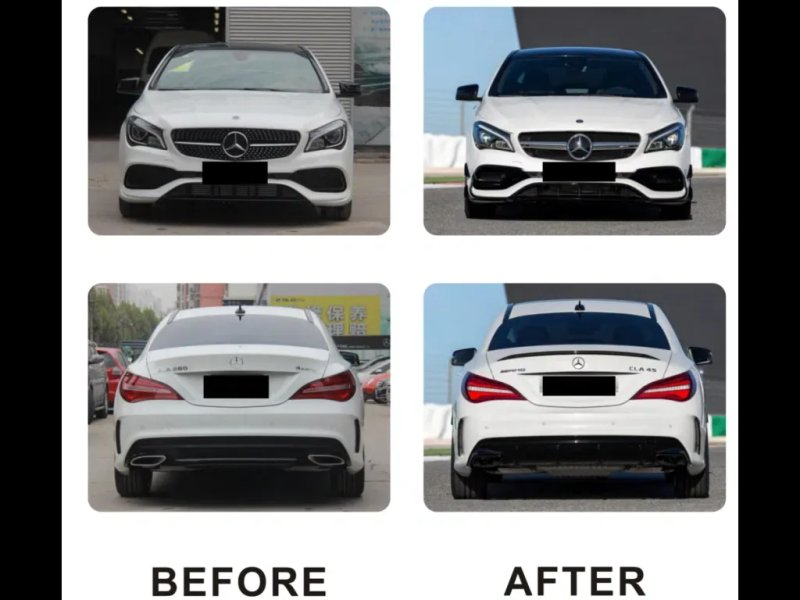 Mercedes CLA C117 2013-2019 рр. Комплект обвісів (AMG) — фото 2