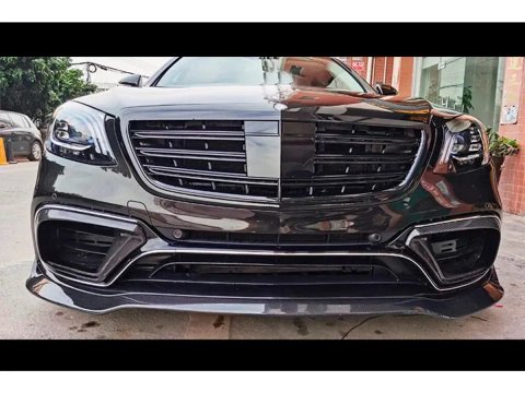 Mercedes S-сlass W222 2013-2022 рр. Комплект обвісів BRB (карбон, 2018+)