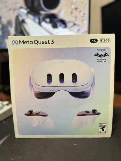 Meta Quest 3 512GB + Кабель AMVR Link для ПК (Очки VR)