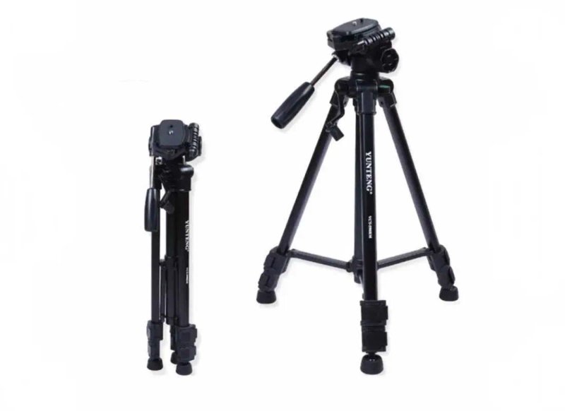 Металевий штатив трипод для телефону, тринога Tripod 3388 50-135 см із пультом ДК Металлический штатив для телефона Tripod 3388 50-135 см с пультом ДУ — фото 4