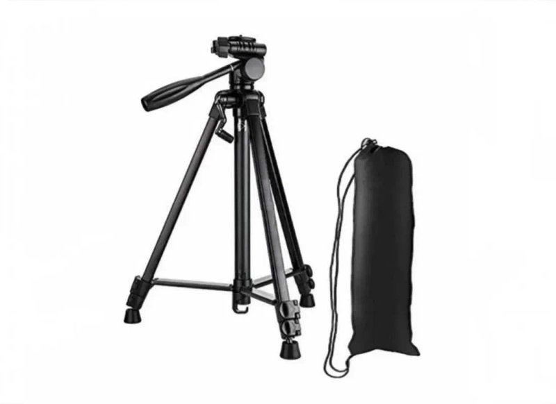 Металевий штатив трипод для телефону, тринога Tripod 3388 50-135 см із пультом ДК Металлический штатив для телефона Tripod 3388 50-135 см с пультом ДУ — фото 8