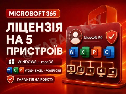Microsoft Office 365 ліцензія на 5 ПК / Mac • Word Excel PowerPoint • ліцензія Microsoft 365 обліковий запис ключ Офис 365 Про Плюс Офіс 365 Про Плюс