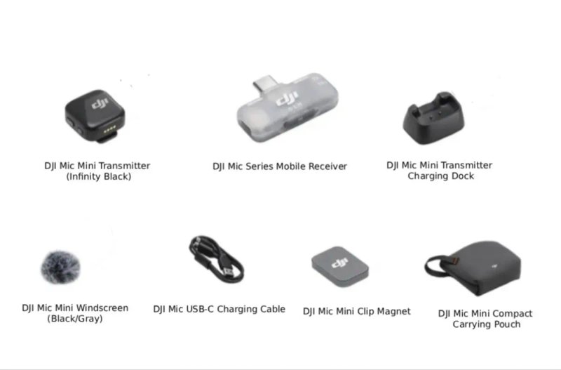 Мікрофонна радіосистема DJI Mic Mini Mobile (1TX + 1 Mobile RX) — фото 4