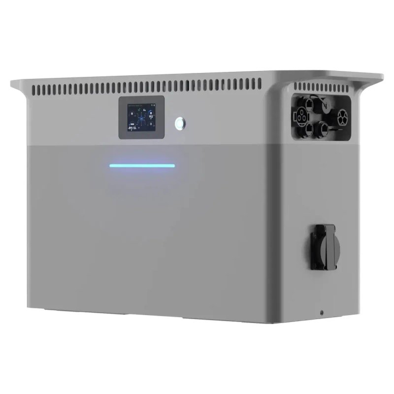Мікрогібридна система збереження енергії DEYE SUN-BK250 2.5kW 2.56kWh LiFePO4 51.2V 4 MPPT 220/230V Однофазна (SUN-BK250-2.56KWH-EU-AM4-32L — фото 2