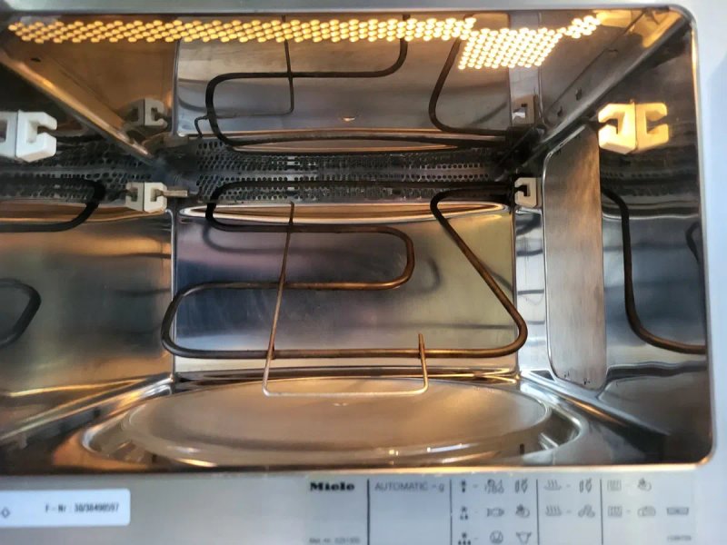 Мікрохвильова піч Miele 25л 1000w нержавійка  з грилем — фото 4
