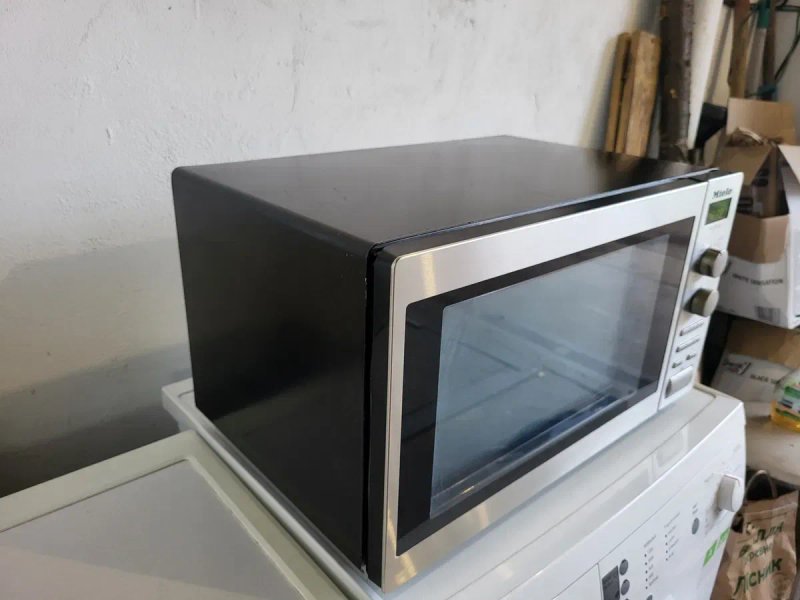 Мікрохвильова піч Miele 25л 1000w нержавійка  з грилем — фото 5