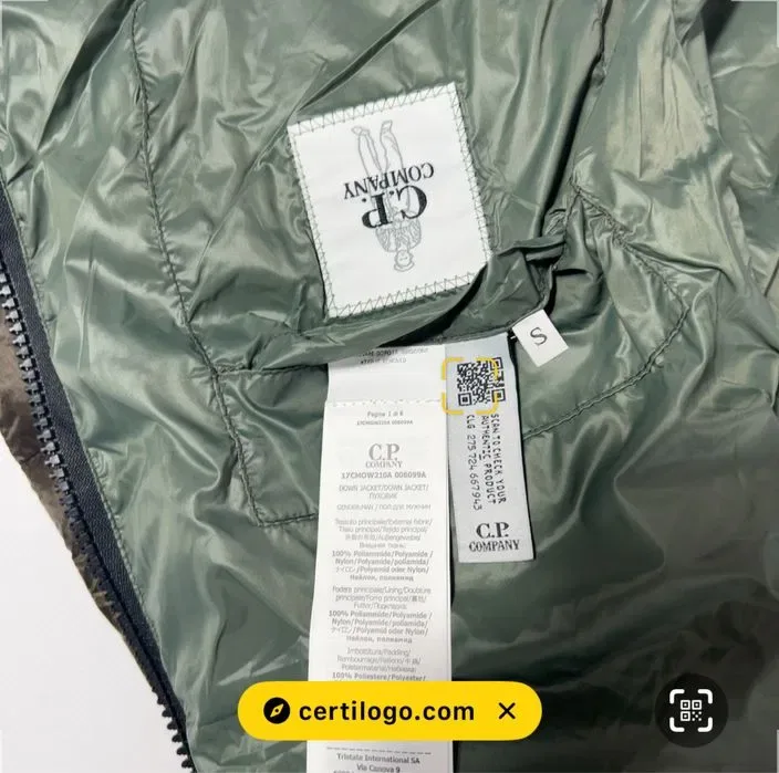 Мікропуховик CP Company S-XL вітровка сп компані на весну микропух — фото 8
