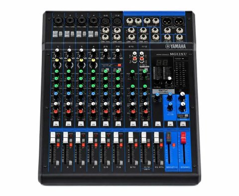 Мікшерний пульт Yamaha MG12XU з USB із процесором SPX-ефектів аудіо мікшер
