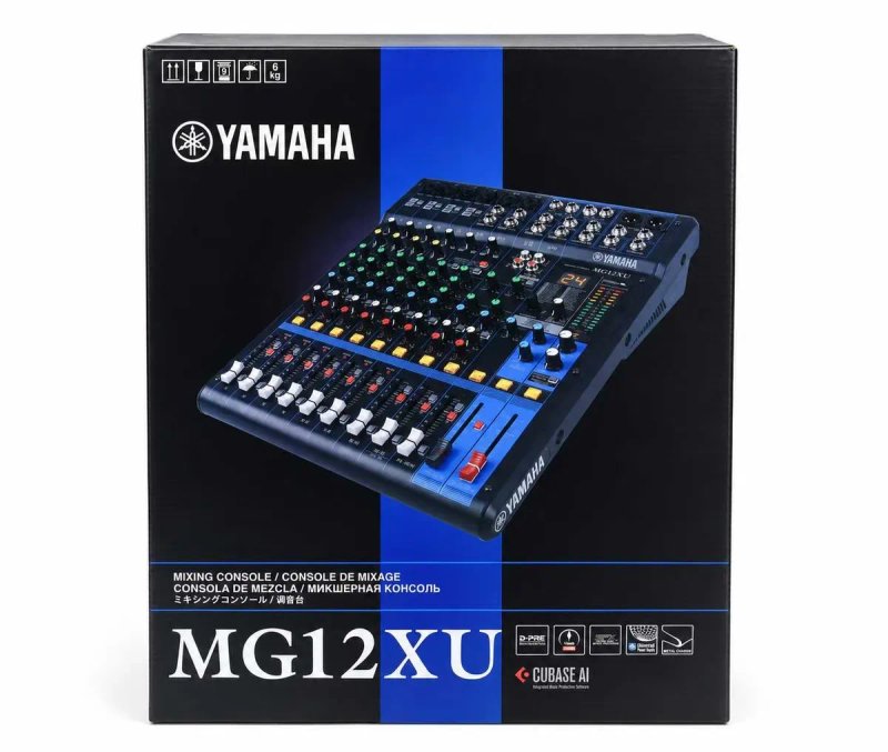 Мікшерний пульт Yamaha MG12XU з USB із процесором SPX-ефектів аудіо мікшер — фото 3