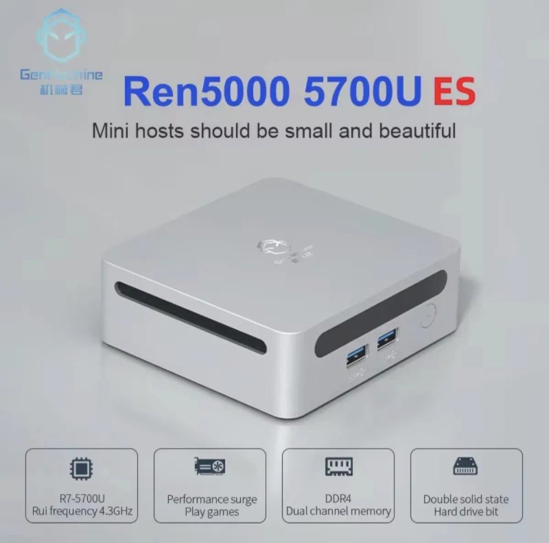 Міні ПК GenMachine Ryzen 5300U, 5600H, 5600H, 4700U, 16/512, 32/512 GB — фото 4