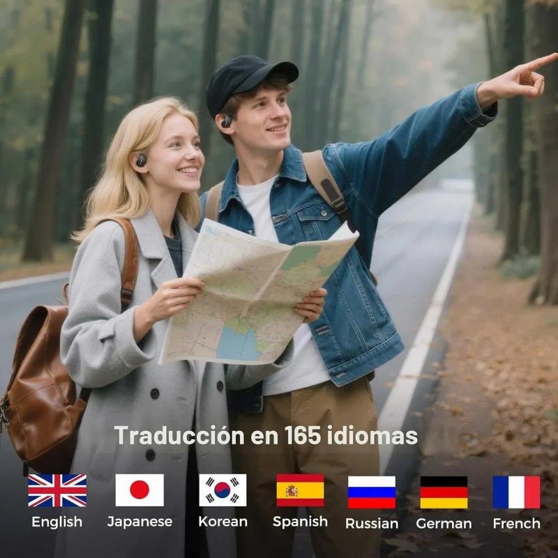 MINISO X15 PRO - Навушники з функцією перекладу в реальному часі, бездротові навушники-перекладачі — фото 6
