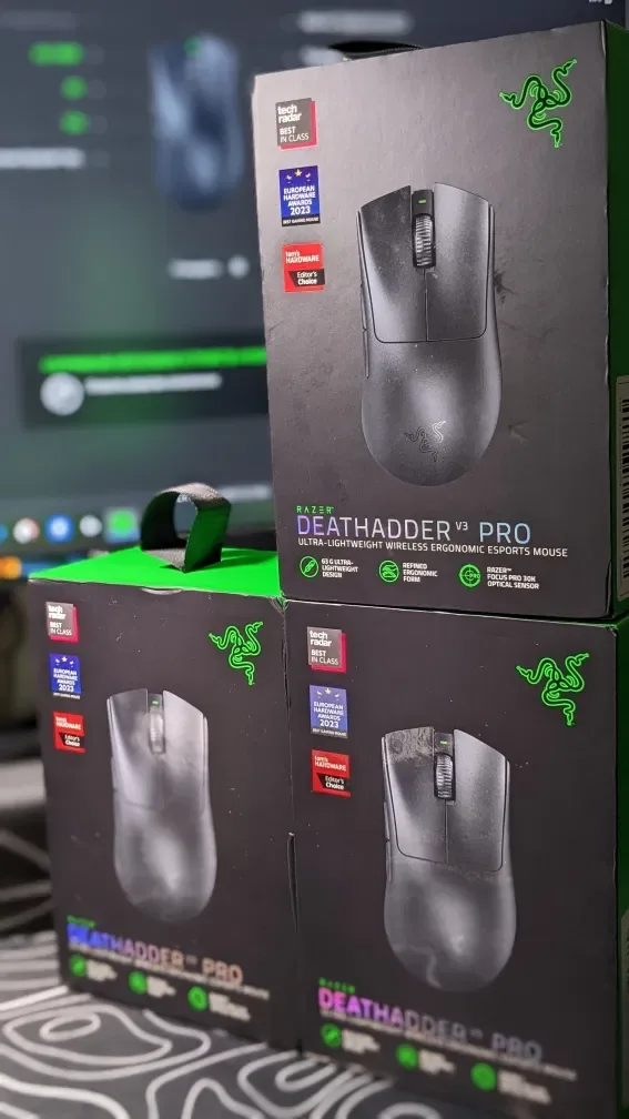 Миша Razer DeathAdder V3 PRO Wireless & Mouse Dock Black — фото 3