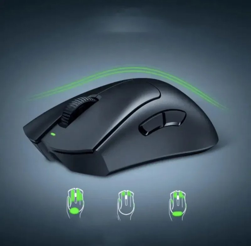 Миша Razer DeathAdder V3 PRO Wireless & Mouse Dock Black — фото 4