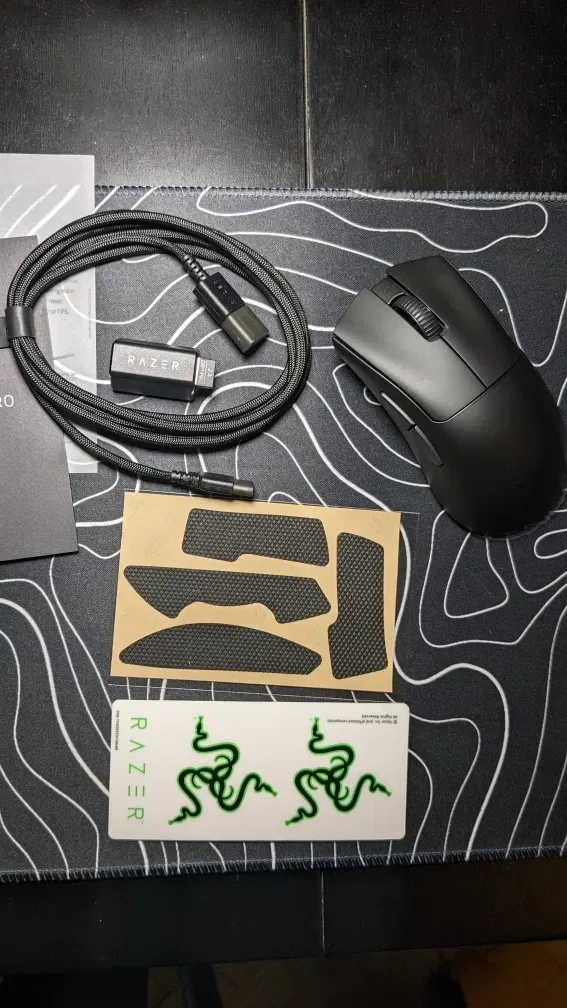 Миша Razer DeathAdder V3 PRO Wireless & Mouse Dock Black — фото 8