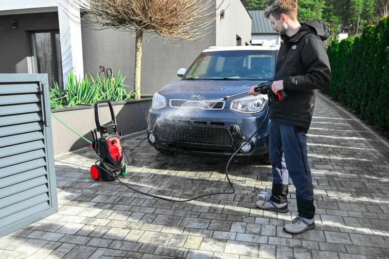 Мийка високого тиску Lehmann 3000W 350бар. БЕЗЩІТКОВИЙ двигун. Насос ЛАТУНЬ. Мойка высокого давления. Керхер — фото 6