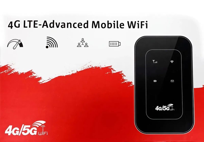 Мобільний модем 4G LTE Wi-Fi роутер зі слотом для SIM-карти, до 150 Мбіт/с, акумулятор 2100 мАг (до 10 пристроїв), MF800-5 — фото 5