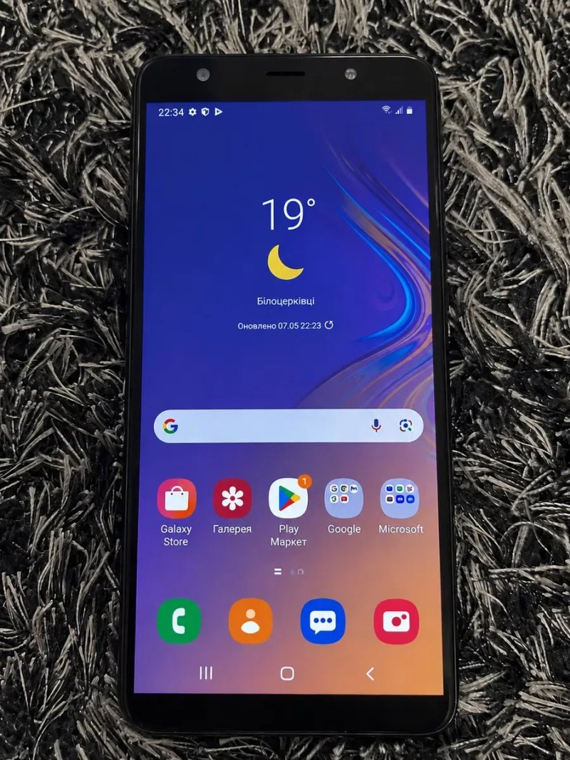Мобільний телефон Samsung Galaxy A7 (A750) Black — фото 2