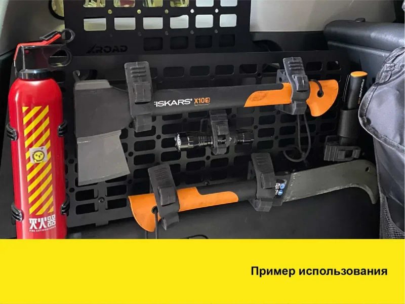 MOLLE панелі на вікна багажника Toyota FJ Cruiser органайзер багажника — фото 5