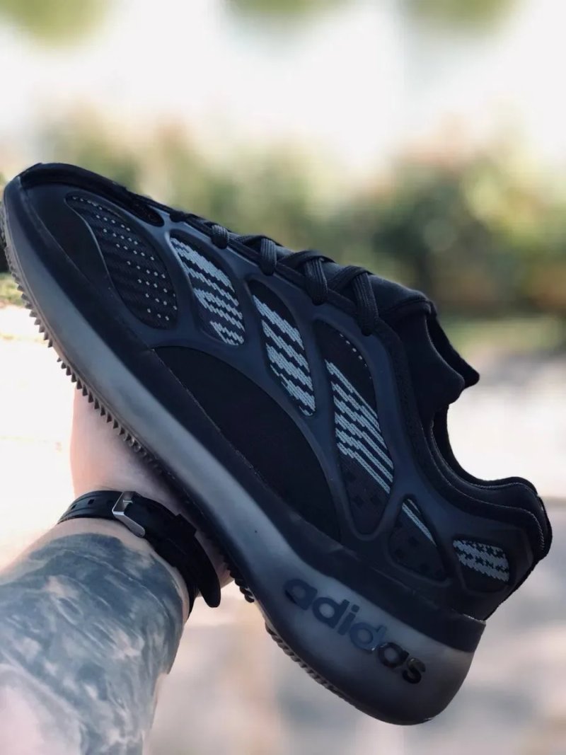 Молодежные Красовки в  школу 36,37,38,39,40 ,42 Adidas мужские кроссовки адидас Adidas Yezzy Boost Black мужские Осень 2026 / мужские изики черные — фото 6