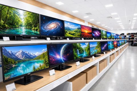 Монітор 24 * iPS * Full HD .  Монітори з Європи . Склад, Опт, є БЕЗНАЛ