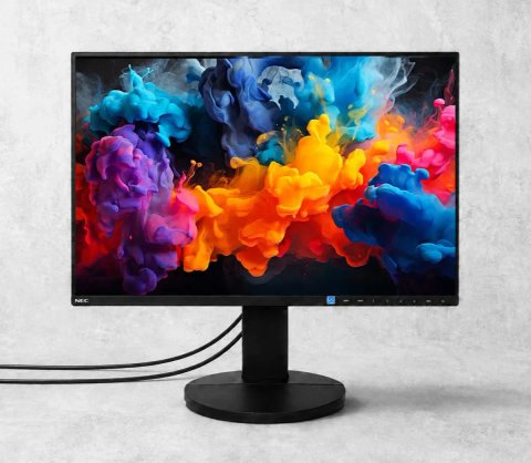 Монітор безрамковий 24" NEC MultiSync EA245WMi-2 1920х1200 16:10 IPS 8 bit sRGB 100% динаміки 2×1W + гаратнія 12 місяців (є кількість)