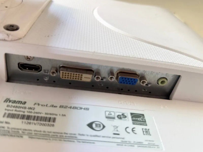 Монітор iiyama ProLite 24″ / Full HD / HDMI / DVI / VGA / колонки — фото 5