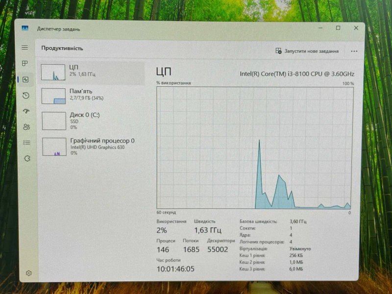 Моноблок Lenovo ThinkCentre 24'' IPS Сенсор/i3-8100/8Gb DDR4/256Гб SSD M920z/ПК/Офісний/Компютер/ідеальні/Потужні.Робоча станція.Asus.Dell iNtel Core — фото 6