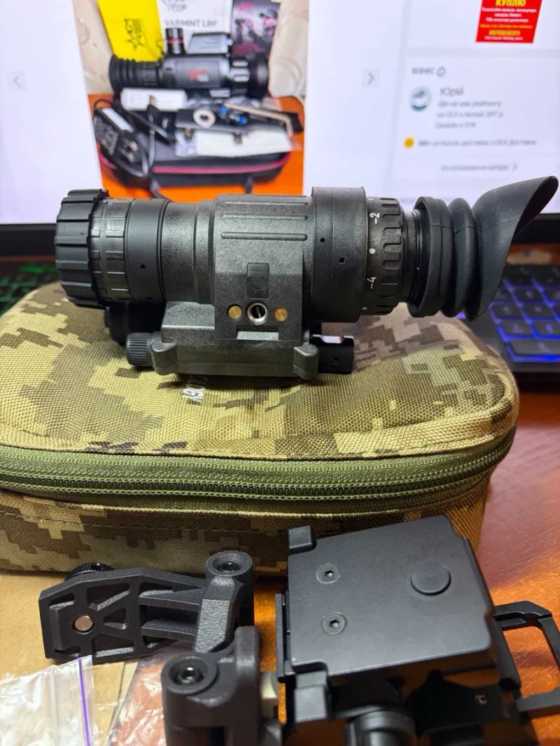 Монокуляр нічного бачення Mercury Technology MT-PVS-14-40W2 Білий фосфор FOM 1400+ (Gen 2+) — фото 2